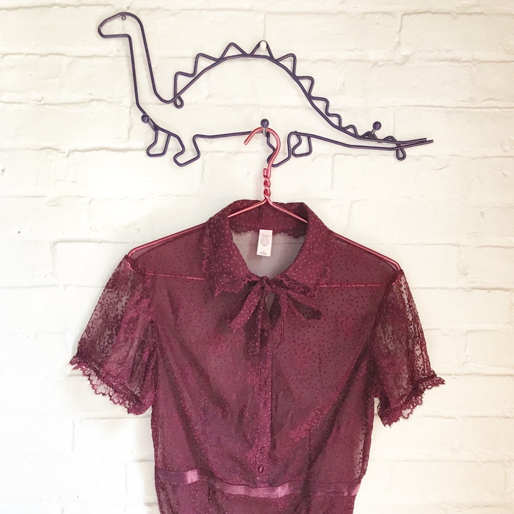 Lacy Victoria’s Secret Bodysuit Blouse